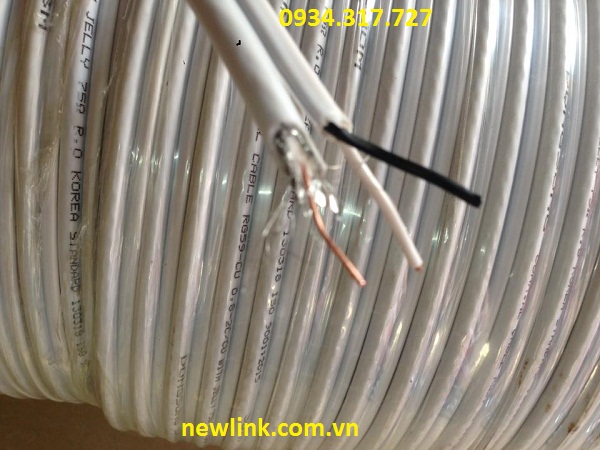 Cáp đồng trục kèm nguồn RG59 Dong sung